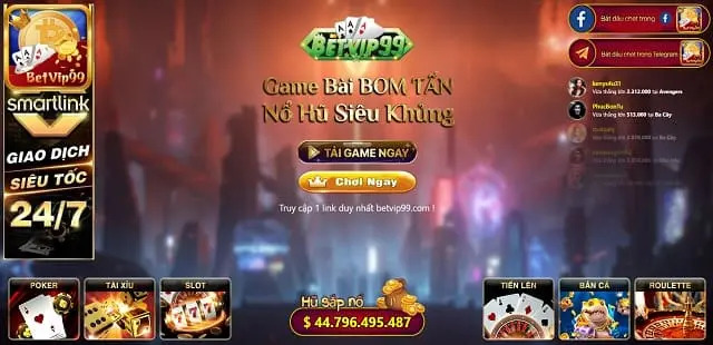 Kho game bài siêu khủng 