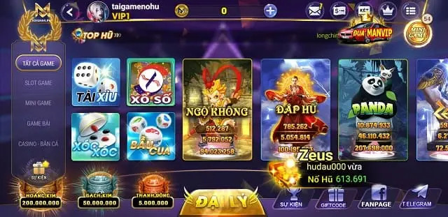 Kingman Fun có đa dạng các trò chơi hấp dẫn khác nhau