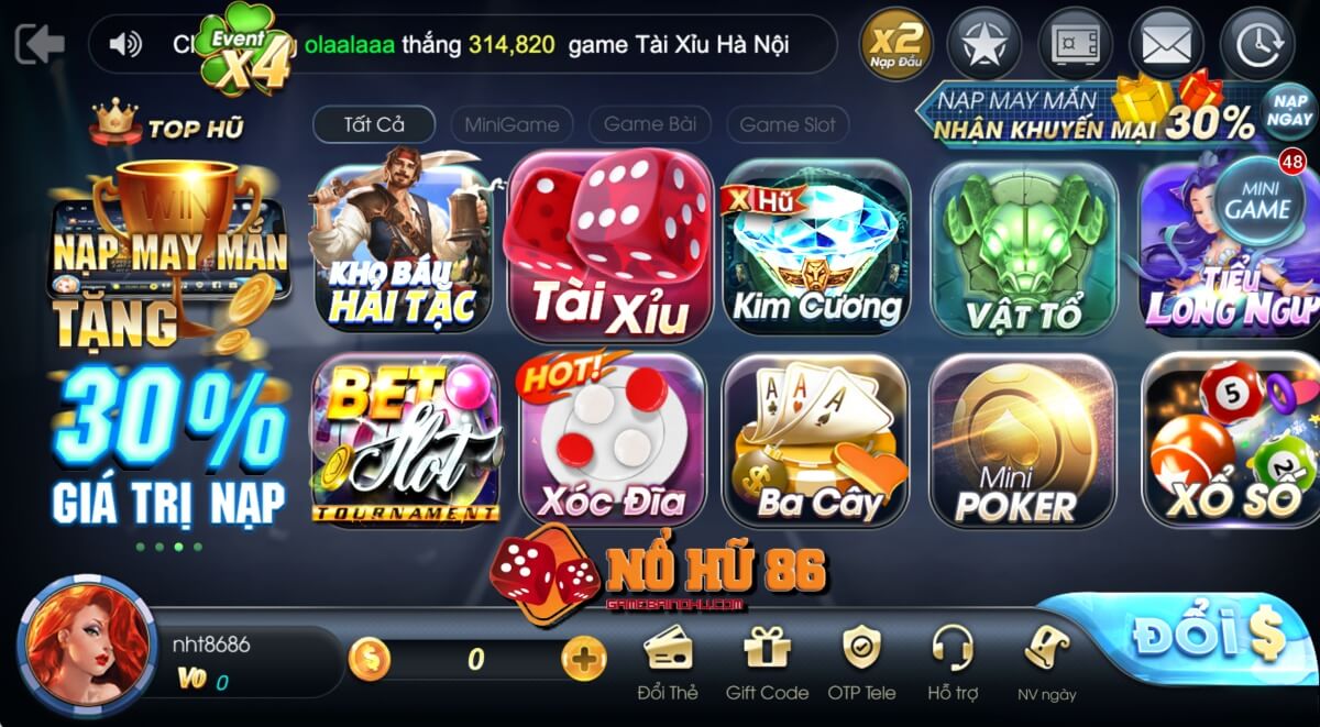 Big888 có đủ các trò chơi cho game thủ 