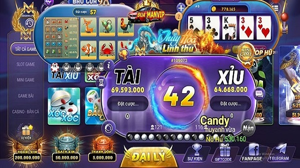 Tài Xỉu tại Kingman Fun vô cùng hấp dẫn 