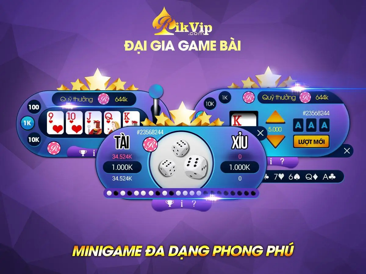 Minigame đa dạng, phong phú 